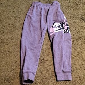 Vintage Nike Gray Jogger Boys Sweat Pants Size 10-12 Medium.